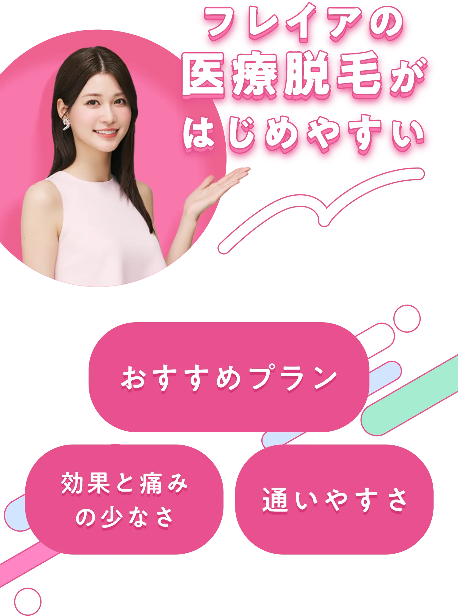 フレイアの医療脱毛がはじめやすい
