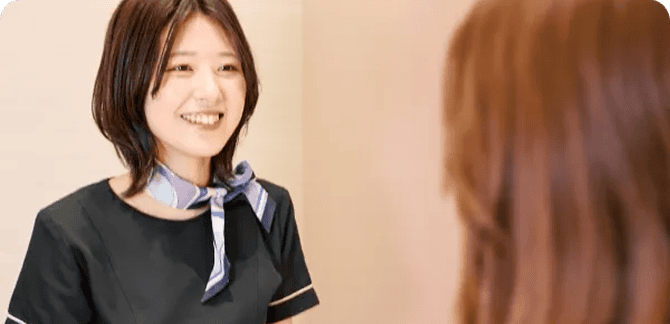 女性スタッフによるカウンセリング